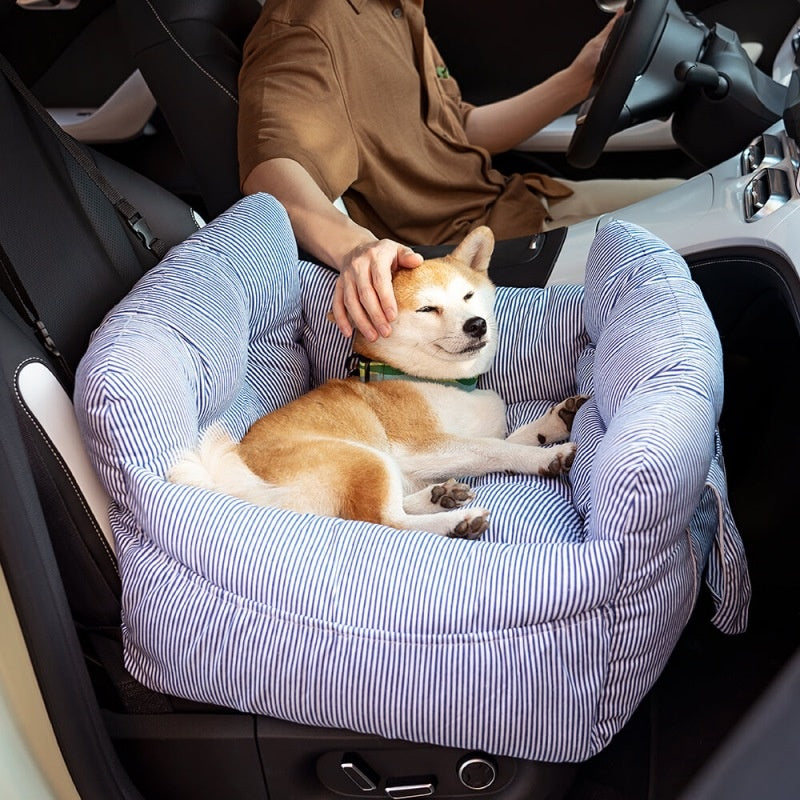 Travel Booster Car Seat ƒ?? Cozy, Secure, and Stylish for Every Pet Adventure!