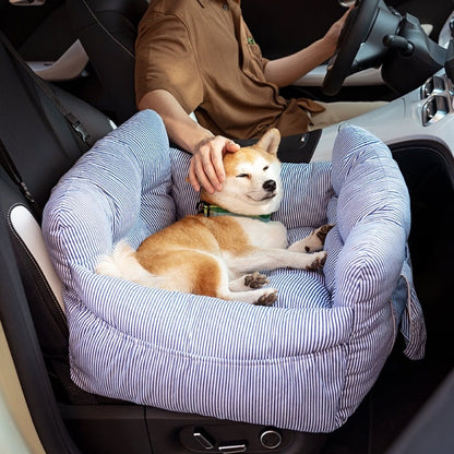Travel Booster Car Seat ƒ?? Cozy, Secure, and Stylish for Every Pet Adventure!