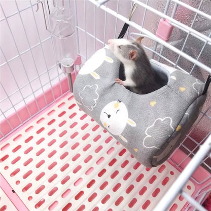 Hammock Bed for Small Pets ƒ?? Cozy, Hanging Comfort for Hamsters, Rats & Guinea Pigs