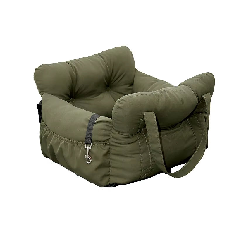 Travel Booster Car Seat ƒ?? Cozy, Secure, and Stylish for Every Pet Adventure!