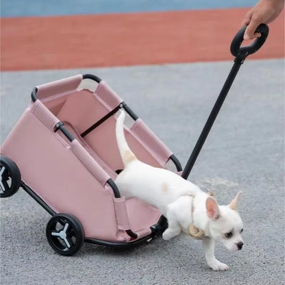 Foldable Pet Stroller ƒ?? Glide in Style, Stroll in Comfort