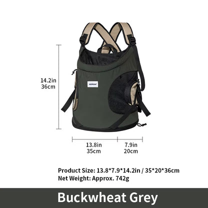 Pet Front Carry Chest Backpack ƒ?? Stylish, Secure & Super Comfortable for Outdoor Adventures