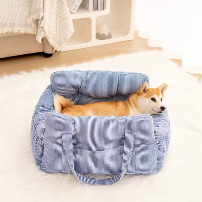 Travel Booster Car Seat ƒ?? Cozy, Secure, and Stylish for Every Pet Adventure!