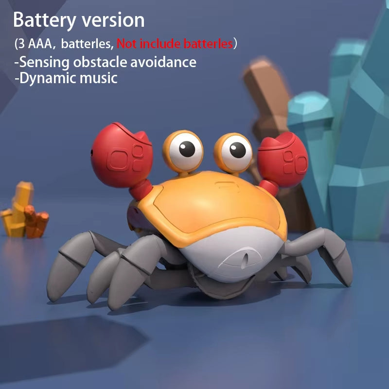 CrabbyDash Smart Escape Toy ƒ?? The Musical, Moving Pet Kids Canƒ??t Catch