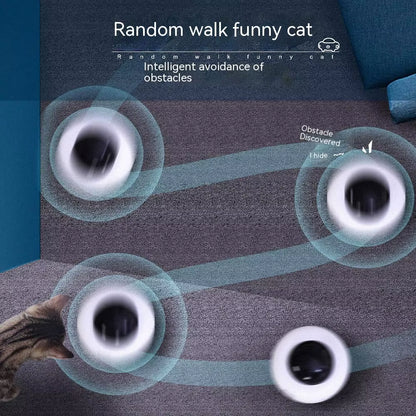 WhirlPlay UFO Teaser ƒ?? Smart USB-Powered Feather Toy for Endless Cat Fun
