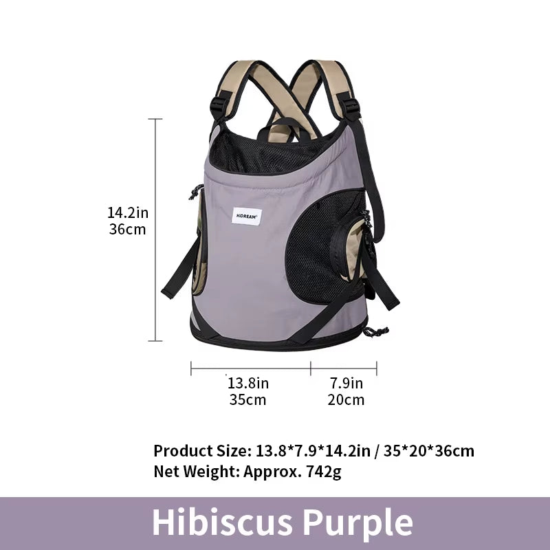 Pet Front Carry Chest Backpack ƒ?? Stylish, Secure & Super Comfortable for Outdoor Adventures
