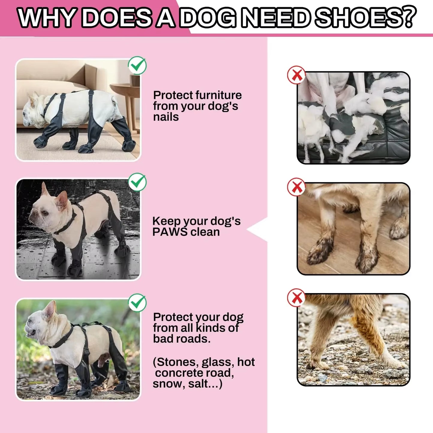 PawGuard Pro Dog Boots ƒ?? Waterproof, Non-Slip Protection for Every Step