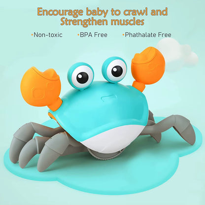 CrabbyDash Smart Escape Toy ƒ?? The Musical, Moving Pet Kids Canƒ??t Catch