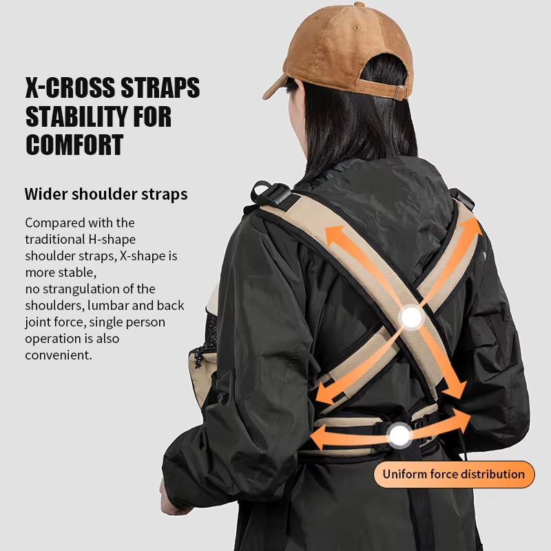 Pet Front Carry Chest Backpack ƒ?? Stylish, Secure & Super Comfortable for Outdoor Adventures