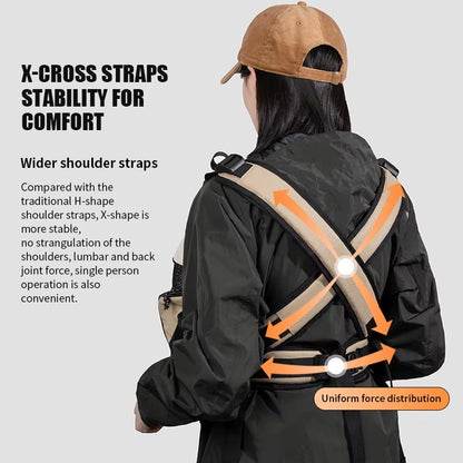 Pet Front Carry Chest Backpack ƒ?? Stylish, Secure & Super Comfortable for Outdoor Adventures