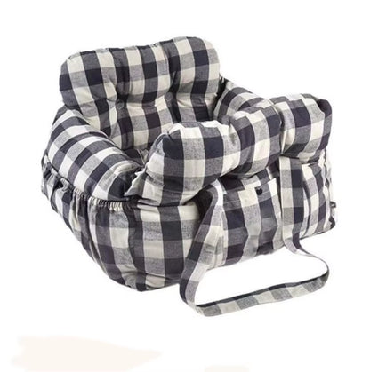 Travel Booster Car Seat ƒ?? Cozy, Secure, and Stylish for Every Pet Adventure!