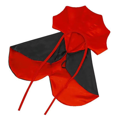 Pet Vampire Cape ƒ?? Hauntingly Cute Halloween Costume for Cats & Small Dogs