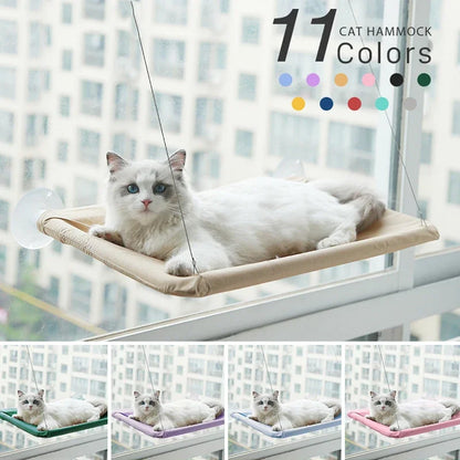 SunBasker Window Hammock ƒ?? The Ultimate Sunny Seat for Cats Who Love to Lounge