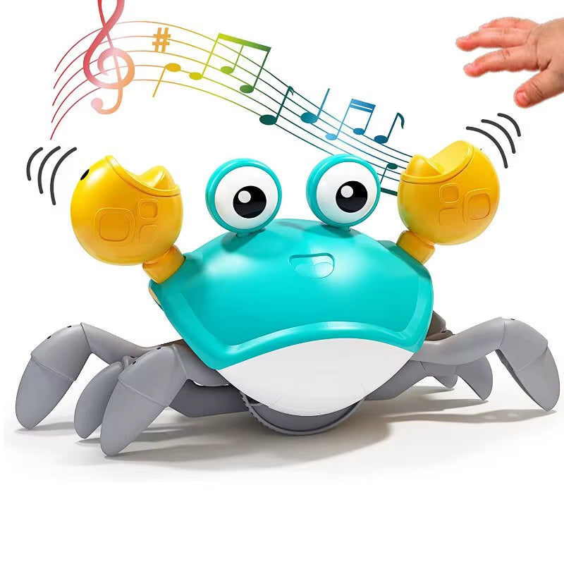 CrabbyDash Smart Escape Toy ƒ?? The Musical, Moving Pet Kids Canƒ??t Catch