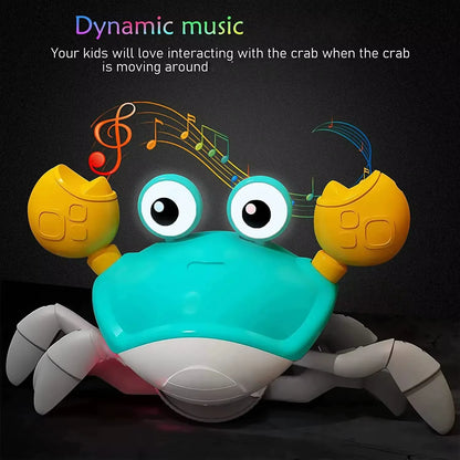 CrabbyDash Smart Escape Toy ƒ?? The Musical, Moving Pet Kids Canƒ??t Catch