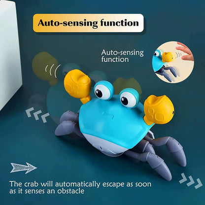 CrabbyDash Smart Escape Toy ƒ?? The Musical, Moving Pet Kids Canƒ??t Catch